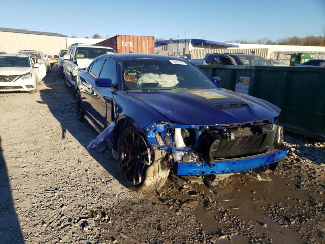 2C3CDXGJ7MH530304 - 2021 DODGE CHARGER SC BLUE photo 1