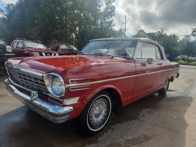 20467W124399 - 1962 CHEVROLET NOVA RED photo 2