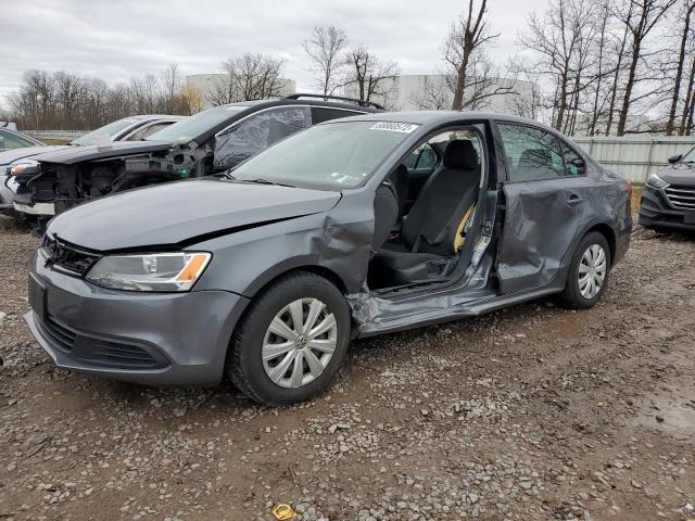 3VW2K7AJ5EM304011 - 2014 VOLKSWAGEN JETTA BASE GRAY photo 1