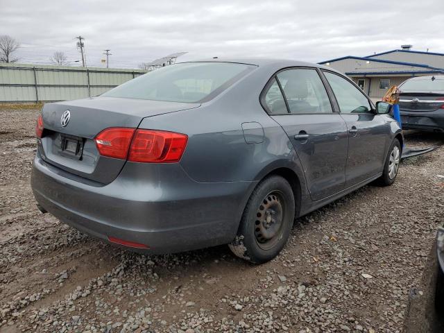 3VW2K7AJ5EM304011 - 2014 VOLKSWAGEN JETTA BASE GRAY photo 3