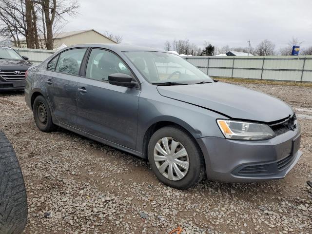 3VW2K7AJ5EM304011 - 2014 VOLKSWAGEN JETTA BASE GRAY photo 4