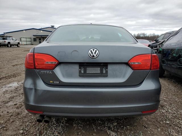 3VW2K7AJ5EM304011 - 2014 VOLKSWAGEN JETTA BASE GRAY photo 6