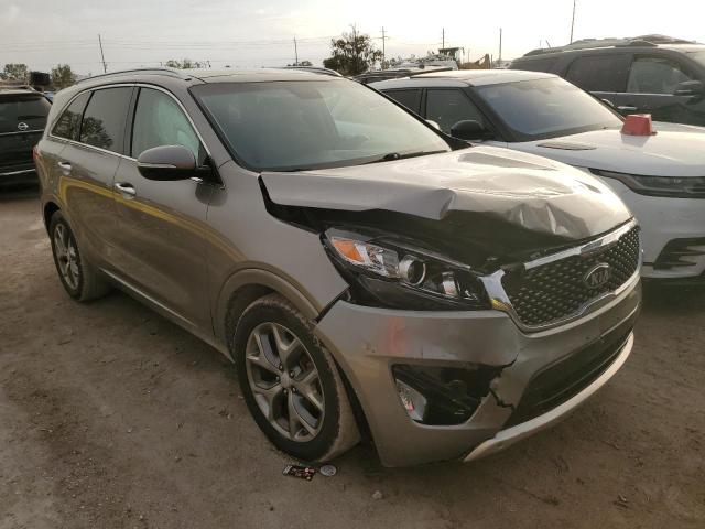 5XYPK4A54GG071118 - 2016 KIA SORENTO SX GRAY photo 1