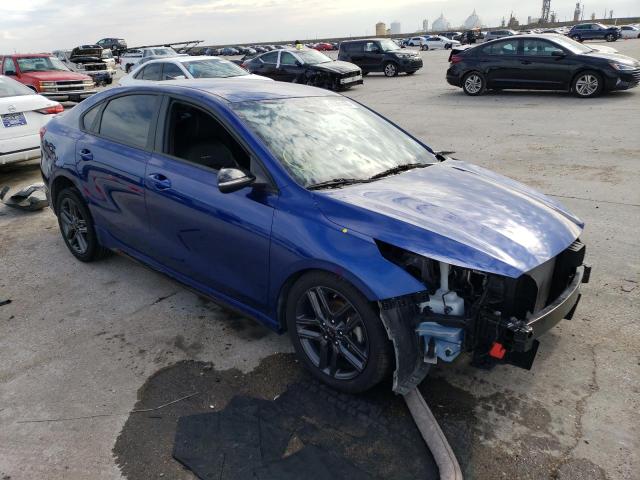 3KPF34ADXLE239562 - 2020 KIA FORTE GT L BLUE photo 4