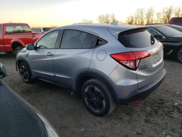 3CZRU6H53JM708136 - 2018 HONDA HR-V EX SILVER photo 2