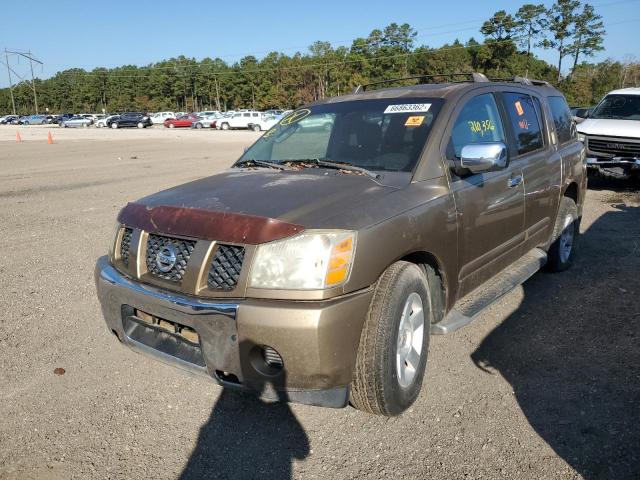 5N1AA08A44N729380 - 2004 NISSAN ARMADA SE GOLD photo 2