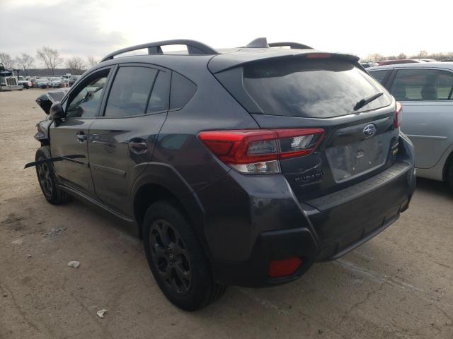 JF2GTHRC2MH217706 - 2021 SUBARU CROSSTREK GRAY photo 2