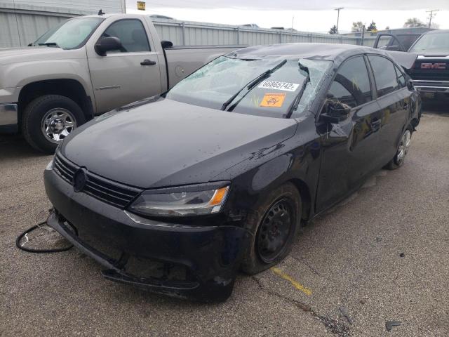 3VW2K7AJ3DM393494 - 2013 VOLKSWAGEN JETTA BASE 黑色 照片 2