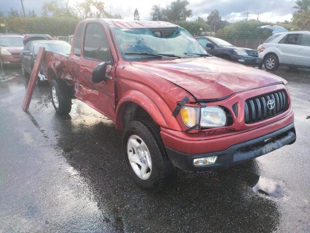 5TESN92N64Z415160 - 2004 TOYOTA TACOMA XTR RED photo 1