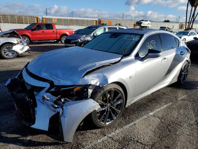 JTHGZ1B22N5056636 - 2022 LEXUS IS 350 F-S SILVER photo 2