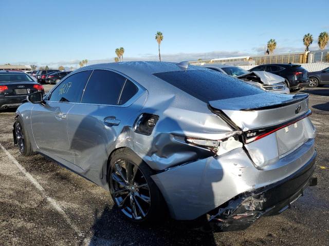 JTHGZ1B22N5056636 - 2022 LEXUS IS 350 F-S SILVER photo 3