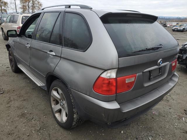 5UXFB53595LV12014 - 2005 BMW X5 4.4I SILVER photo 3