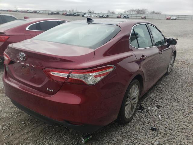 4T1BZ1HK5JU505659 - 2018 TOYOTA CAMRY XSE BURGUNDY photo 4