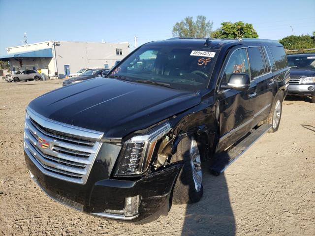 1GYS3KKJXKR267625 - 2019 CADILLAC ESCALADE E BLACK photo 1