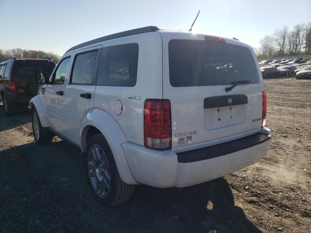 1D4PU4GK5BW604406 - 2011 DODGE NITRO HEAT WHITE photo 3