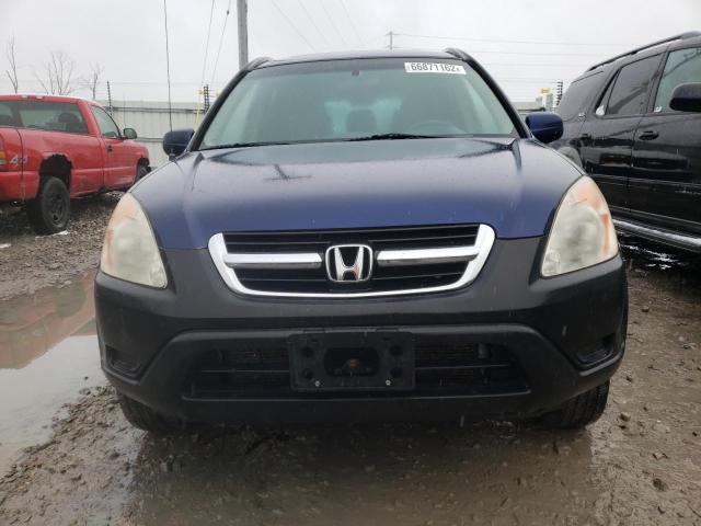 SHSRD78883U100621 - 2003 HONDA CR-V EX BLUE photo 5