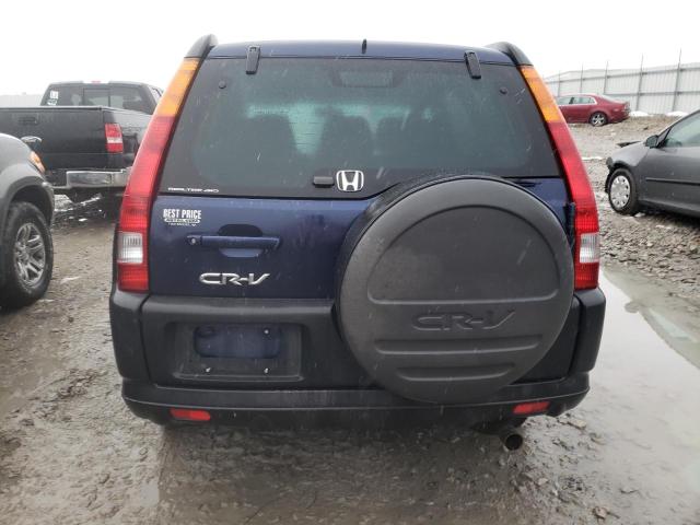 SHSRD78883U100621 - 2003 HONDA CR-V EX BLUE photo 6