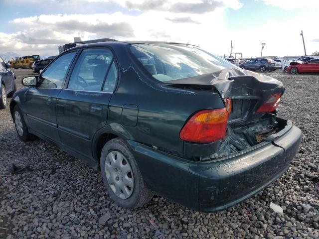 2HGEJ6613YH529103 - 2000 HONDA CIVIC BASE GREEN photo 3
