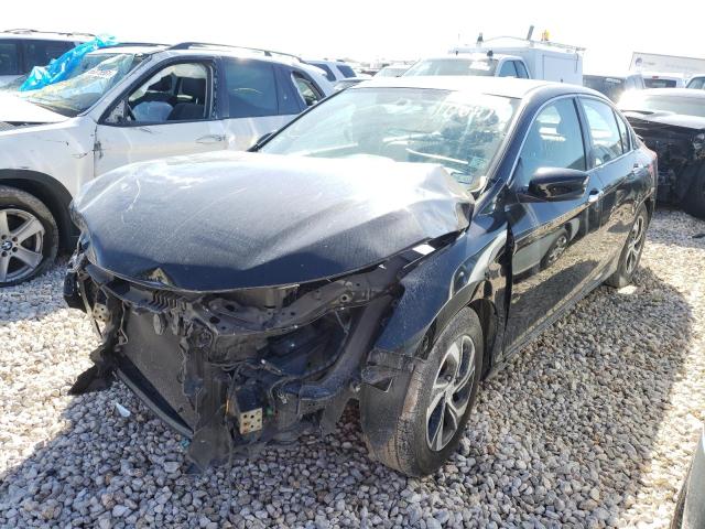 1HGCR2F33HA106417 - 2017 HONDA ACCORD LX BLACK photo 2