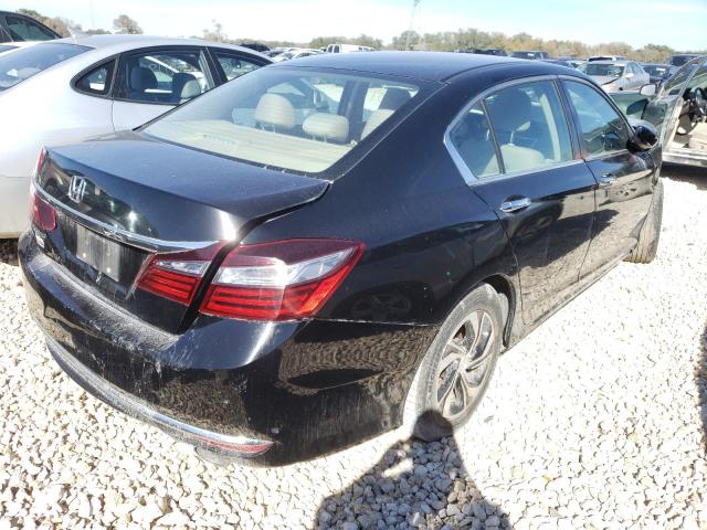 1HGCR2F33HA106417 - 2017 HONDA ACCORD LX BLACK photo 4