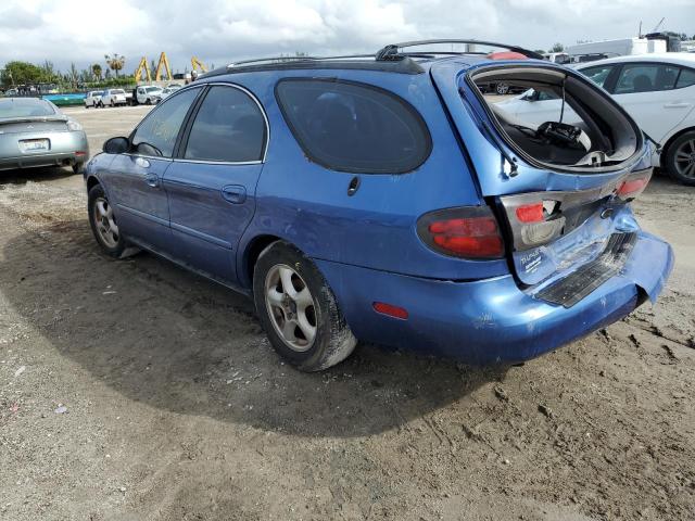 1FAHP58U82A213249 - 2002 FORD TAURUS BLUE photo 2