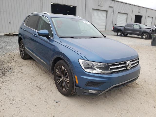 3VV3B7AX3JM014731 - 2018 VOLKSWAGEN TIGUAN SE BLUE photo 1