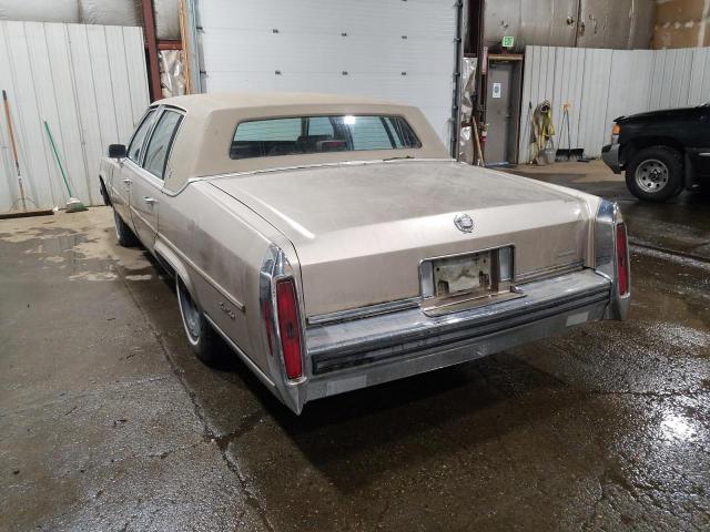 1G6DW69Y1G9731850 - 1986 CADILLAC FLEETWOOD TAN photo 3