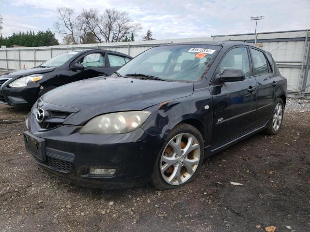 JM1BK343571633722 - 2007 MAZDA 3 HATCHBAC BLACK photo 2