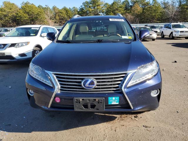 2T2BC1BA1FC004872 - 2015 LEXUS RX 450H BLUE photo 5