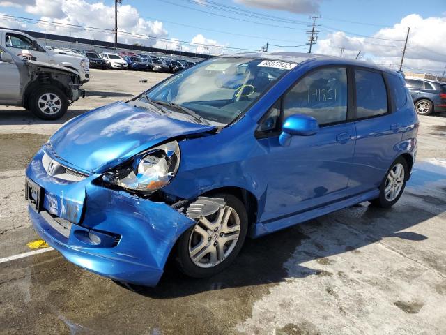 JHMGD38677S019526 - 2007 HONDA FIT S 蓝色 照片 2