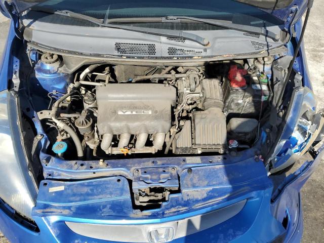 JHMGD38677S019526 - 2007 HONDA FIT S BLUE photo 7