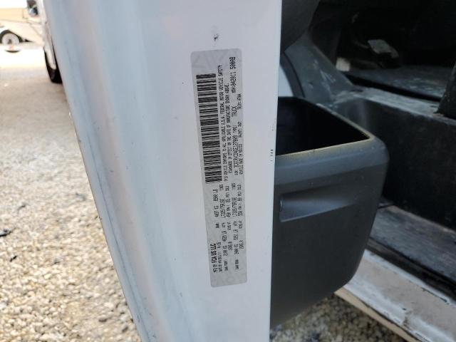 3C6TRVCD4GE127809 - 2016 RAM PROMASTER WHITE photo 10