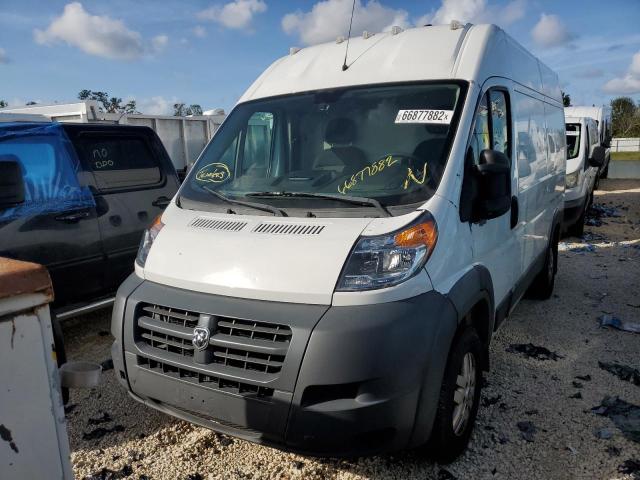 3C6TRVCD4GE127809 - 2016 RAM PROMASTER WHITE photo 2