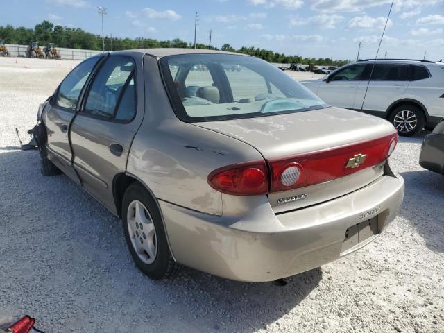 1G1JC52F557114934 - 2005 CHEVROLET CAVALIER BEIGE photo 3