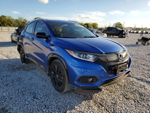 3CZRU5H16NM743508 - 2022 HONDA HR-V SPORT BLUE photo 1