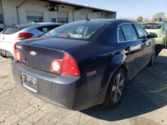 1G1ZC5E11BF183768 - 2011 CHEVROLET MALIBU 1LT 蓝色 照片 4