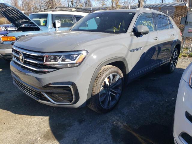 1V2FE2CA8NC214427 - 2022 VOLKSWAGEN ATLAS CROS Серый фото 2