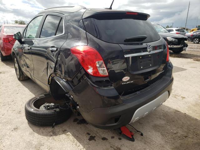 KL4CJBSB0EB781628 - 2014 BUICK ENCORE CON BLACK photo 3