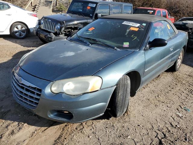 1C3EL75R16N153709 - 2006 CHRYSLER SEBRING GT GREEN photo 2