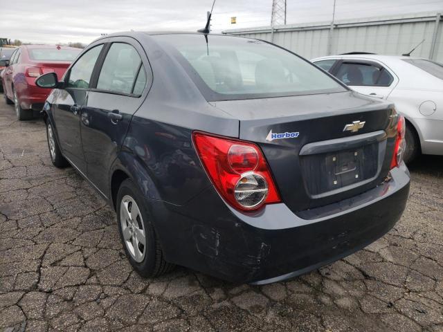1G1JA5SH0D4245521 - 2013 CHEVROLET SONIC LS BLACK photo 3