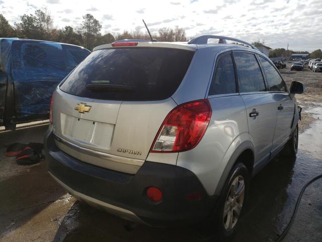 3GNAL2EK4ES634825 - 2014 CHEVROLET CAPTIVA LS 银色 照片 4