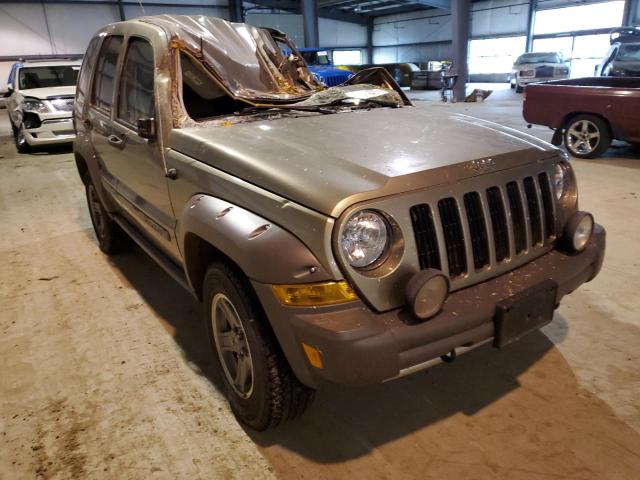 1J4GL38K65W538908 - 2005 JEEP LIBERTY RE TAN photo 1