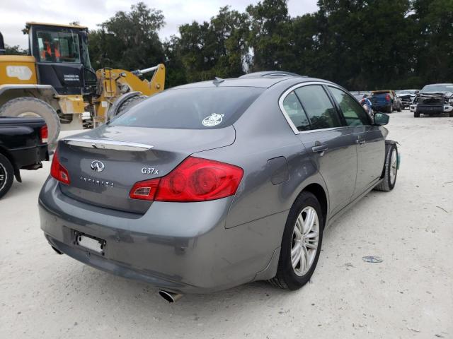 JN1CV6AR8CM675531 - 2012 INFINITI G37 GRAY photo 4