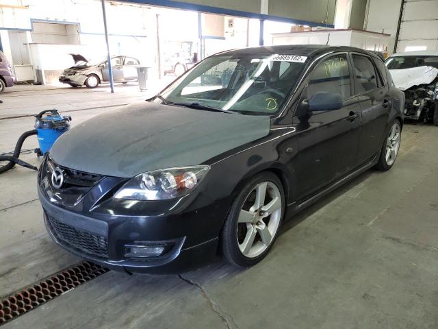 JM1BK34L571672911 - 2007 MAZDA SPEED 3 أسود صورة 2