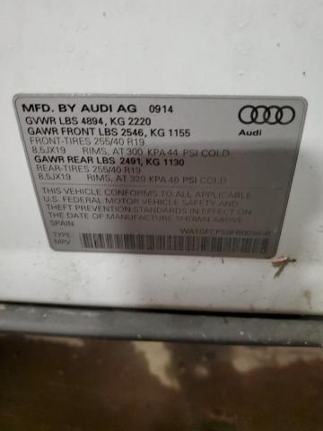 WA1GFCFS9FR003646 - 2015 AUDI Q3 PRESTIG WHITE photo 13