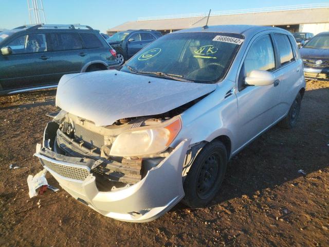 KL1TD66E39B669427 - 2009 CHEVROLET AVEO LS 灰色 照片 2