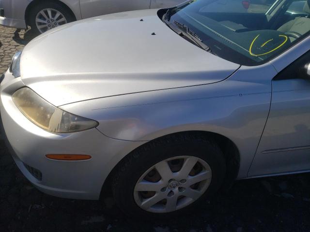 1YVHP80CX75M59177 - 2007 MAZDA 6 I SILVER photo 9