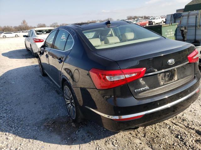 KNALN4D79F5171271 - 2015 KIA CADENZA PR BLACK photo 3