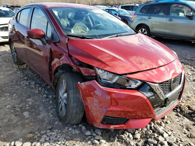 3N1CN8EV7LL806977 - 2020 NISSAN VERSA SV RED photo 1