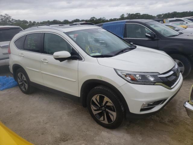 5J6RM3H94FL017238 - 2015 HONDA CR-V TOURI WHITE photo 4